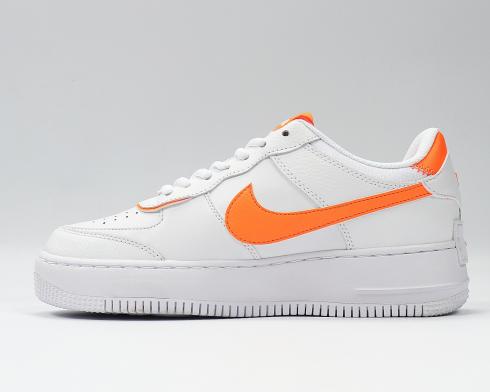 Nike Air Force 1 Shadow White Total Orange Womens Shoes CI0919-103