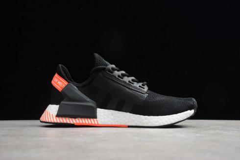 Adidas NMD R1 V2 Boost Orange Core Black Cloud White Shoes FW6412