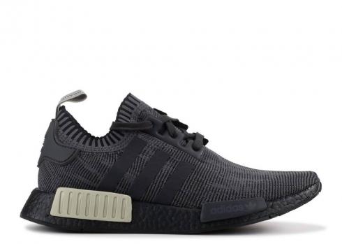 Adidas Nmd r1 Primeknit Black Olive AQ1248