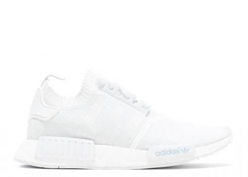 Adidas Nmd r1 Primeknit Monochrome White BA8630