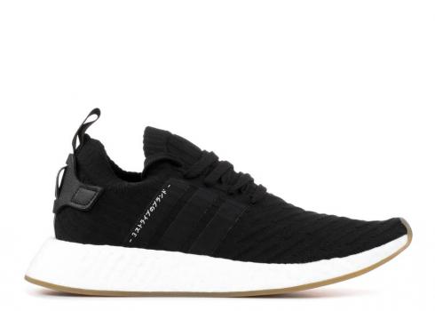 Adidas Nmd r2 Primeknit Japan Black Gum Core BY9696