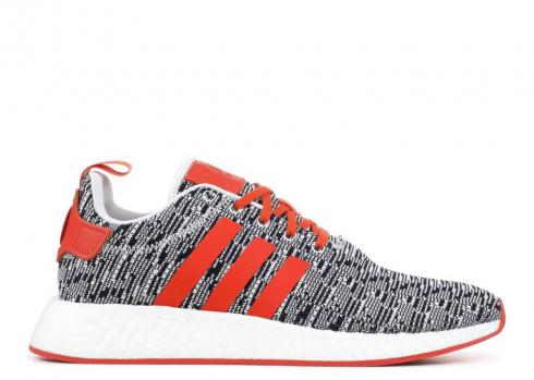 Adidas Nmd r2 Solar Red White Grey CQ0720