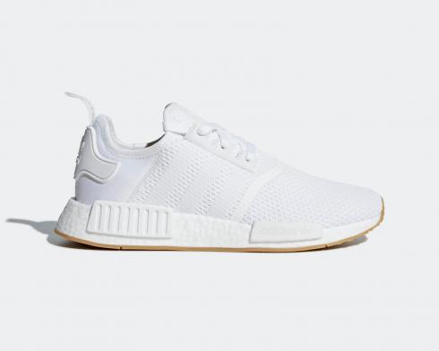 Adidas Originals NMD R1 Cloud White Gum Running Shoes D96635