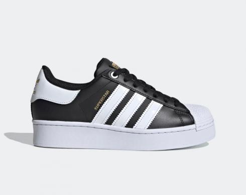 Adidas Superstar Bold Black Cloud White Shoes FV3335