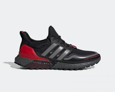 Adidas UltraBoost Guard Core Black Grey Red Shoes FU9464