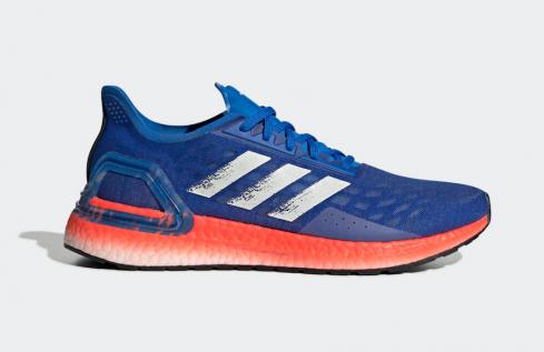 Adidas UltraBoost PB Glory Blue White Solar Red Shoes EF0893