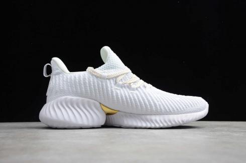 Adidas AlphaBounce Instinct Gold Metallic Cloud White EE7613