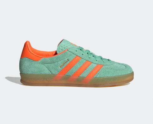 Adidas Gazelle Indoor Pulse Mint Solar Orange Gum HQ8714