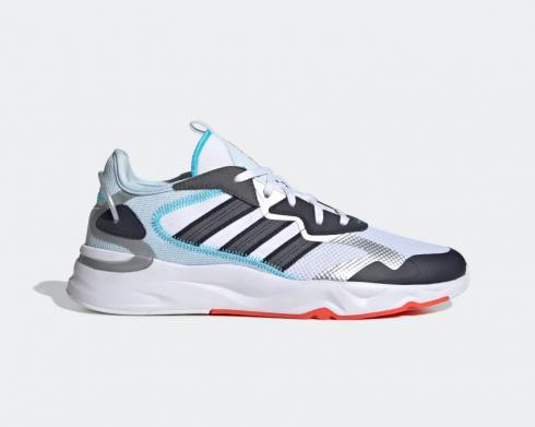 Adidas Neo Futureflow White Blue Red Shoes FW7194