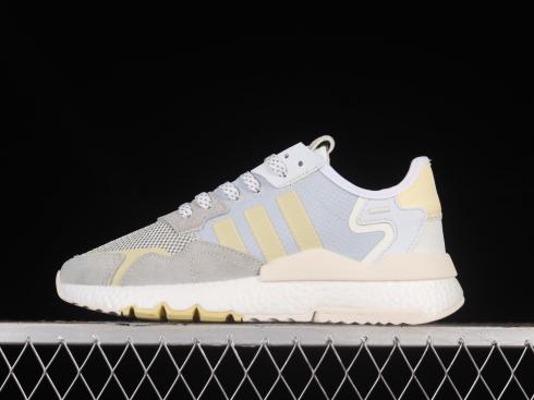 Adidas Nite Jogger Boost Grey Blue Yellow IF0418