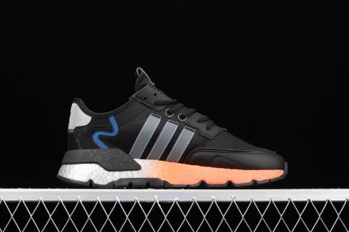 Adidas Nite Jogger Core Black Black Silver Solar Red FY3686