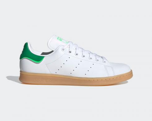 Adidas Stan Smith Cloud White Green Gum FU9599