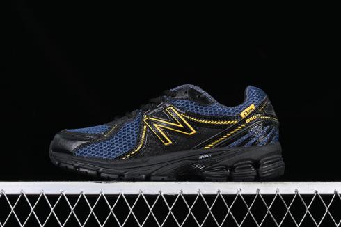 New Balance 860V2 Black Yellow Navy Blue L860DM2