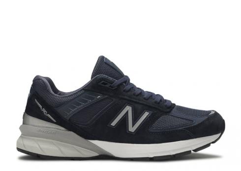 New Balance 990v5 Made In Usa Navy Silver M990NV5