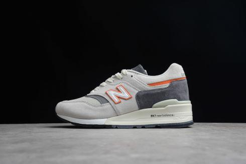 New Balance 997 Explore by Sea Made In The USA Grey Orange M997CSEA