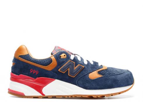 New Balance Sneaker Politics X 999 Case Navy White Red ML999SP