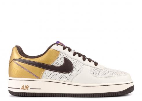 Air Force 1 Premium 07 Cooper Michael Cooper Brown Baroque Sail Gold Metallic 315087-121