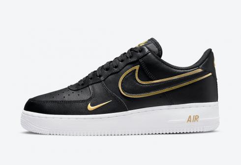 Nike Air Force 1 Low 07 Black Metallic Gold White DA8481-001