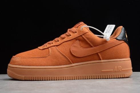 Nike Air Force 1 Low Monarch Monarch Gum Med Brown Black AQ0117 800