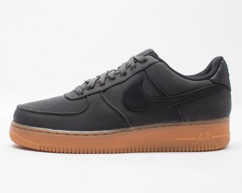 Nike Air Force 1 Low Premium Black Gum Med Brown AQ0117-002