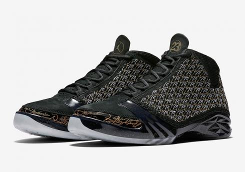 Air Jordan 23 - Trophy Room Black Metallic Gold Dark Grey 853336-023