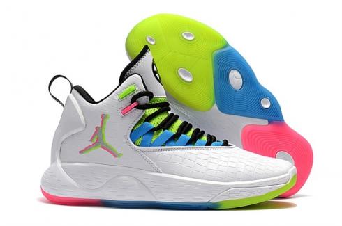 Nike Air Jordan Super Fly MVP PF White Colorful AT0034-016