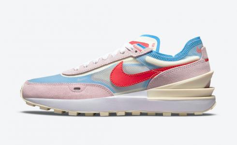 Nike Waffle One Pink Red Blue DN5057-600