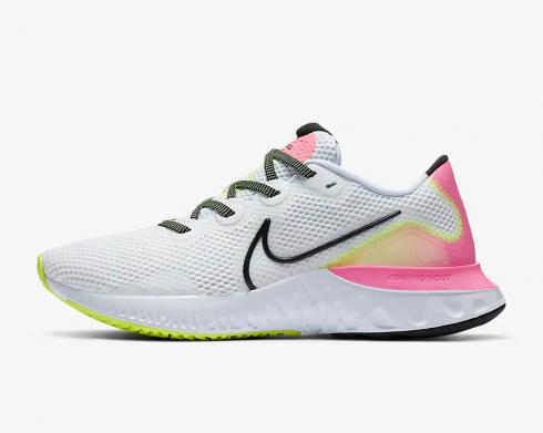 Nike Wmns Renew Run White Pink Glow Volt Black CZ8094-100