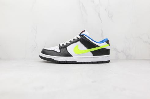 Nike SB Dunk Low Black Lemon Green White Royal Blue DD0977-100