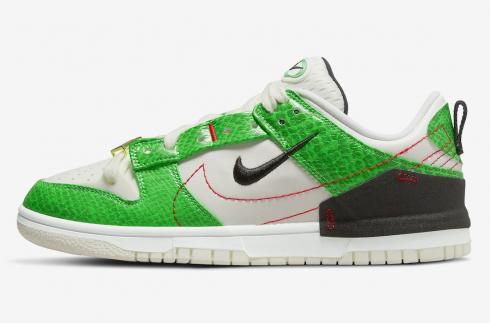 Nike SB Dunk Low Disrupt 2 White Green Red Black DV1491-101