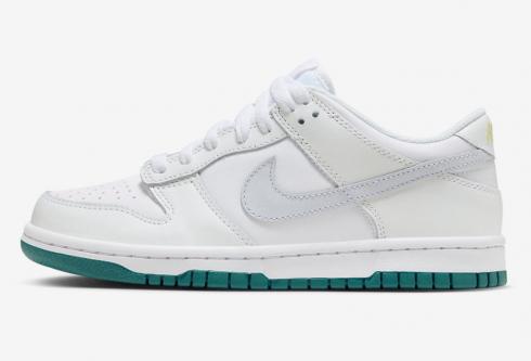 Nike SB Dunk Low GS White Green Grey FD9911-101