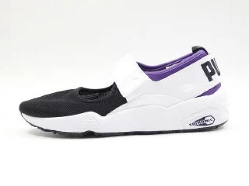 Puma R698 MJ WNS Black Purple White Casual Sneakers 362981-02