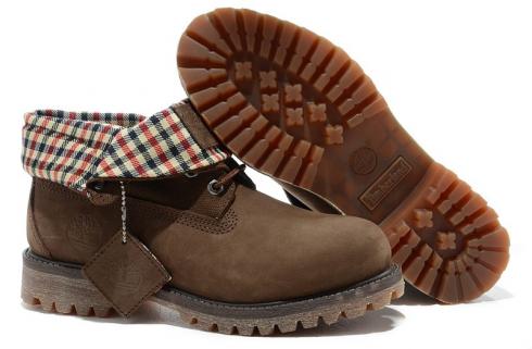 Mens Timberland Roll-top Boots Fox Brown