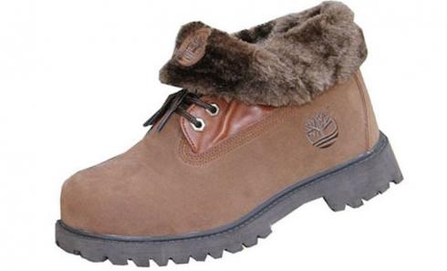 Mens Timberland Roll Top Boots Brown