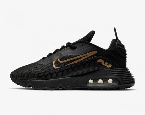 Nike Air Max 2090 Black Metallic Gold Running Shoes DC4120-001