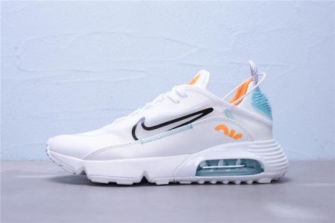 Nike Air Max 2090 Pure Platinum White Orange Black CT7695-104