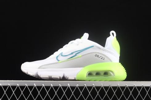 Nike Air Max 2090 White Aquamarine Lime Glow Shoes DJ6898-100