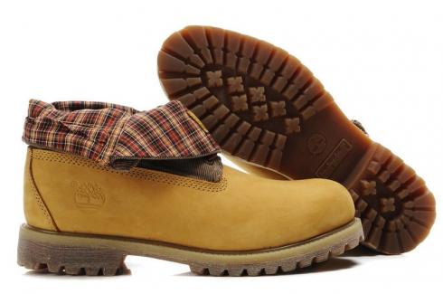 Timberland Men Roll-top Boots Wheat Cowboy