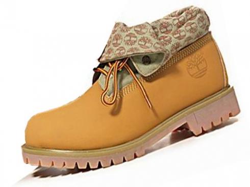 Timberland Men Roll Top Boots Wheat