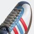 Adidas Originals Gazelle Vintage Crystal White Vivid Red Light Blue FX5489