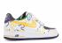 Air Force 1 Mardi Gras Md Purple Dk Quickstrike Cypr White Yellow 306353-172