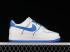 Nike Air Force 1 07 Low White Navy Blue BS8806-522