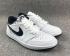 Nike Air Jordan 1 Low White Blue Mens Basketball Shoes 705329-105