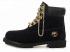 Mens Timberland 6-inch Premium Boots Black Gold