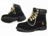 Mens Timberland 6-inch Premium Boots Black Gold