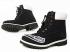 Mens Timberland Custom 6-inch Boots Black White