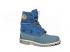Mens Timberland Roll-top Boots Blue White