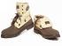 Timberland Brown White Mens Roll Top Boots